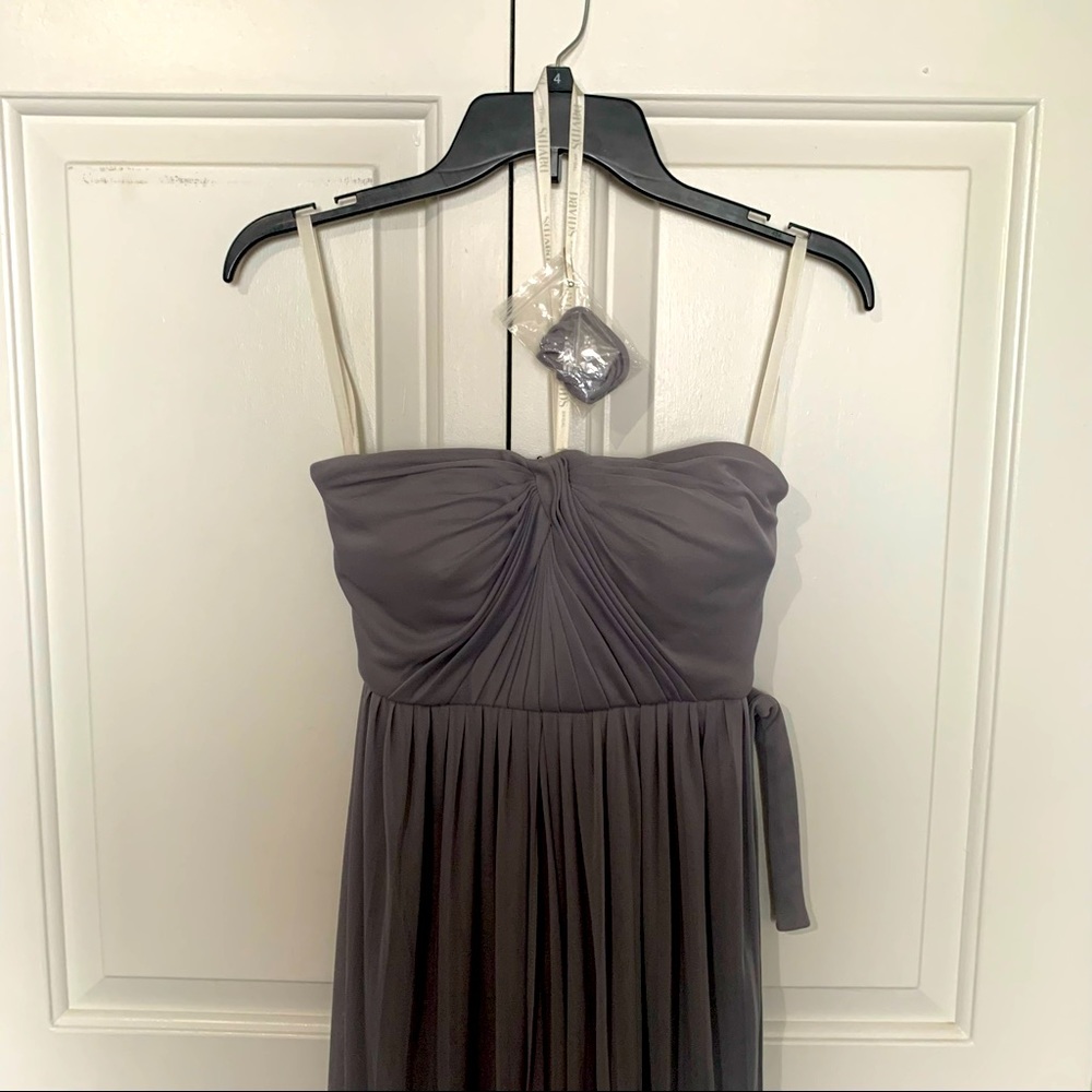 David’s Bridal bridesmaid dress; mercury; size 2